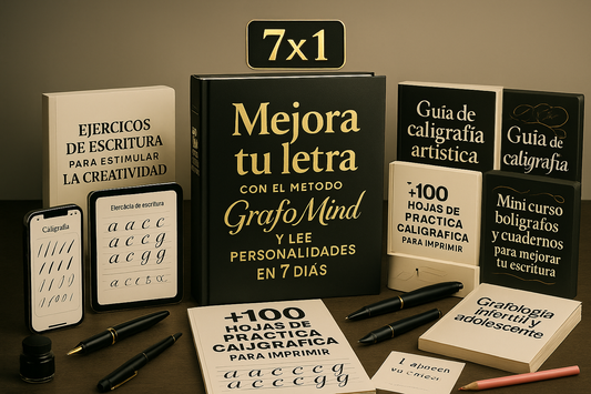 Dominate mejorando tu letra y lee personalidades en 7 días + 7 BONUS GRATIS